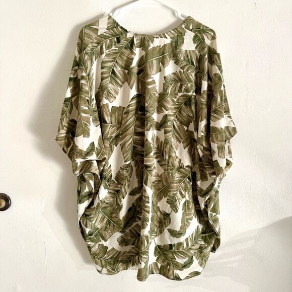 Show me your Mumu Tunic Green, beige Size Extra Large size  small - Picture 5 of 7